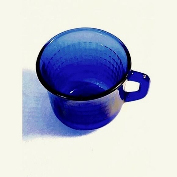VINTAGE MCM COLBALT BLUE CUP AND VESSEL - Picture 8 of 8